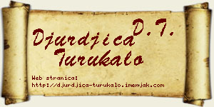 Đurđica Turukalo vizit kartica